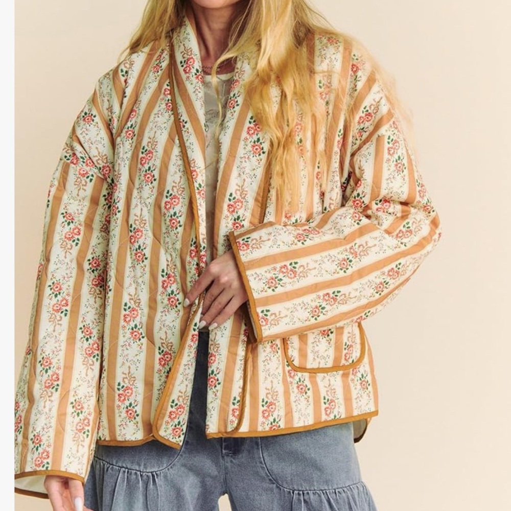 Floral puffer jacket Women's Jacket